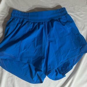Lululemon Blue Hotty Hot Shorts